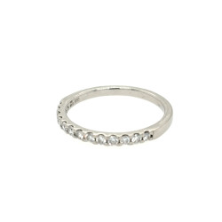 Pre Owned Platinum diamond Eternity Ring ZU901